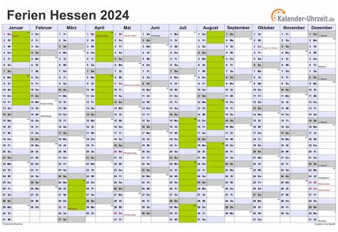 ferien hessen 2024/25